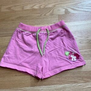 Disney Little Mermaid Shorts Sz Large Pink Girls Kids